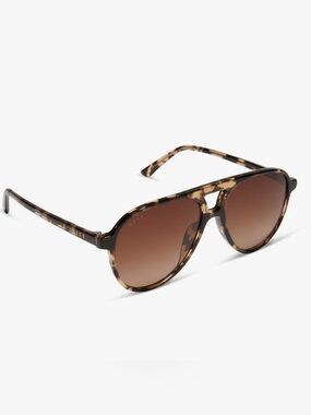 Diff Eyewear Tortoise Frame with Brown Gradient Lenses